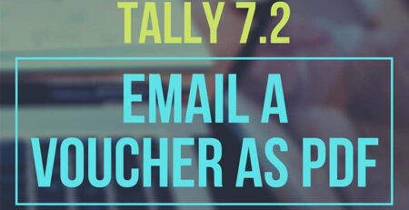 Email a Voucher as PDF in Tally 7.2