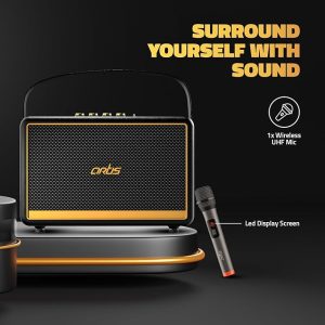 Artis SoundHub 200 100W Retro Portable Bluetooth Party Speaker