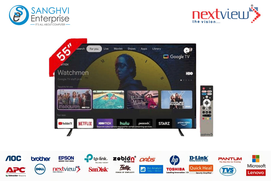 Nextview  GT2NV55Q4K11 55 inch 3840 x 2160 pixels 4K UHD Android Smart TV
