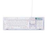 KEYBOARD KB ARCTIC FOX CRYSTAL WIRED WHITE
